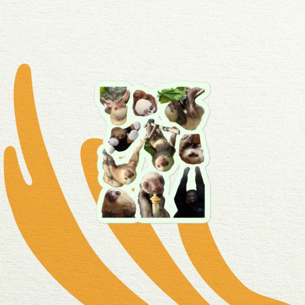 TRR Sloths | Bubble-free stickers - Image 2