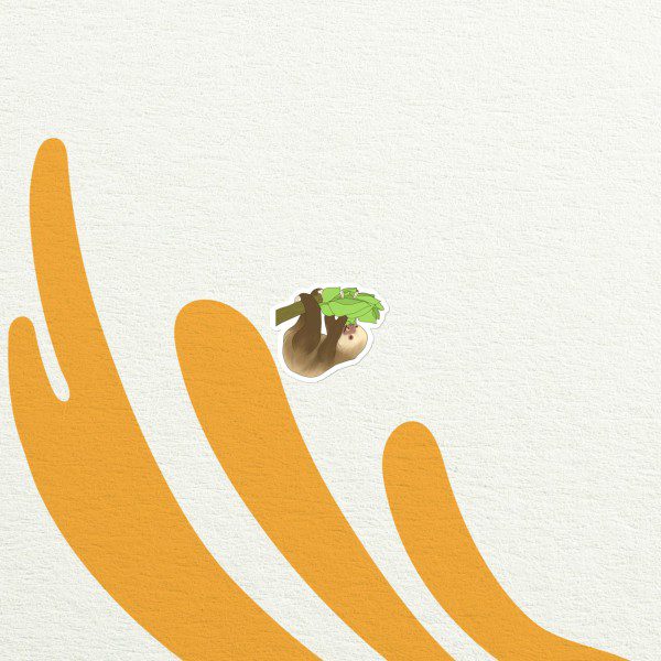 TRR Sloth | Supporting Sloths, Saving Lives | Bubble-free stickers - Image 4