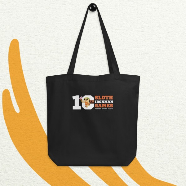 10th Annual Sloth Ironman Games 2025 | Eco Tote Bag - Image 2