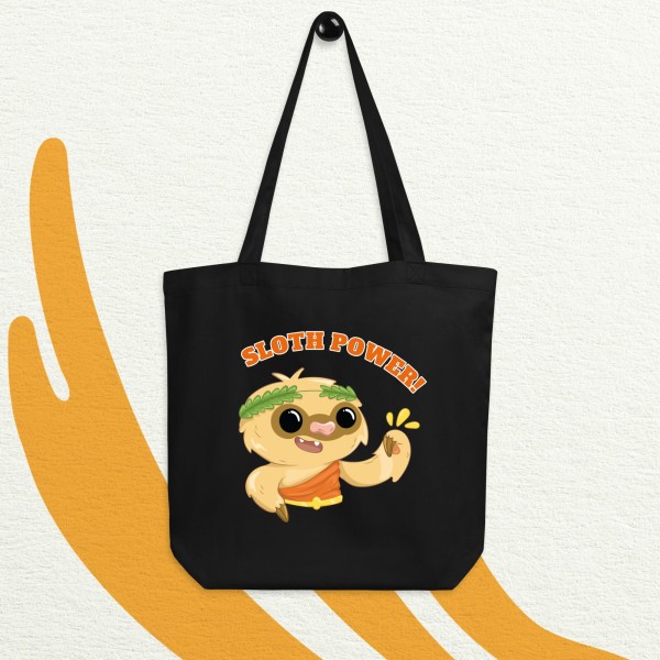 10th Annual Sloth Ironman Games 2025 | Eco Tote Bag - Image 4
