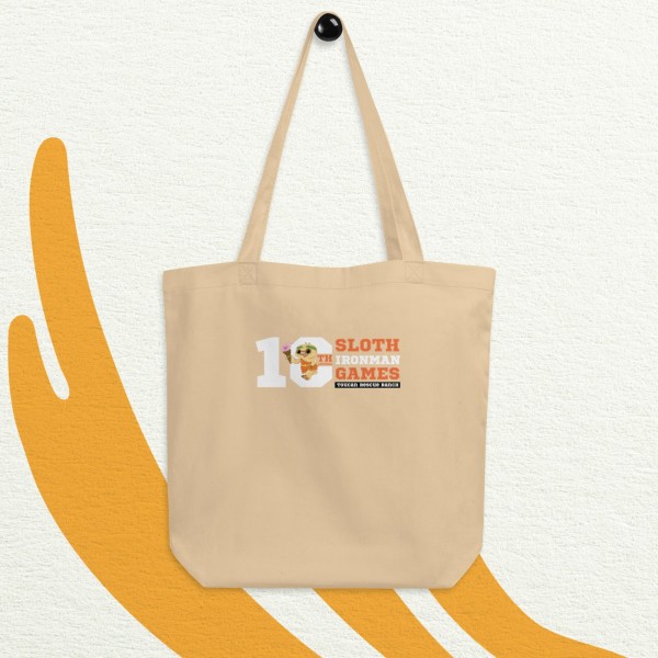 10th Annual Sloth Ironman Games 2025 | Eco Tote Bag - Image 3