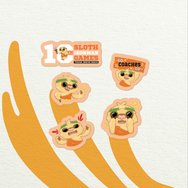 10th Annual Sloth Ironman Games 2025 | Bubble-free stickers - Image 3