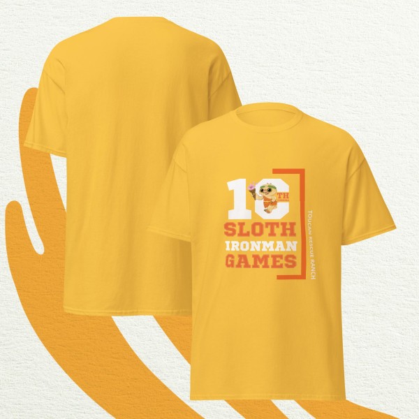 10th Annual Sloth Ironman Games 2025 | Unisex classic tee - Image 3