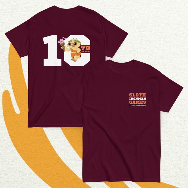 10th Annual Sloth Ironman Games 2025 | Unisex classic tee - Image 6