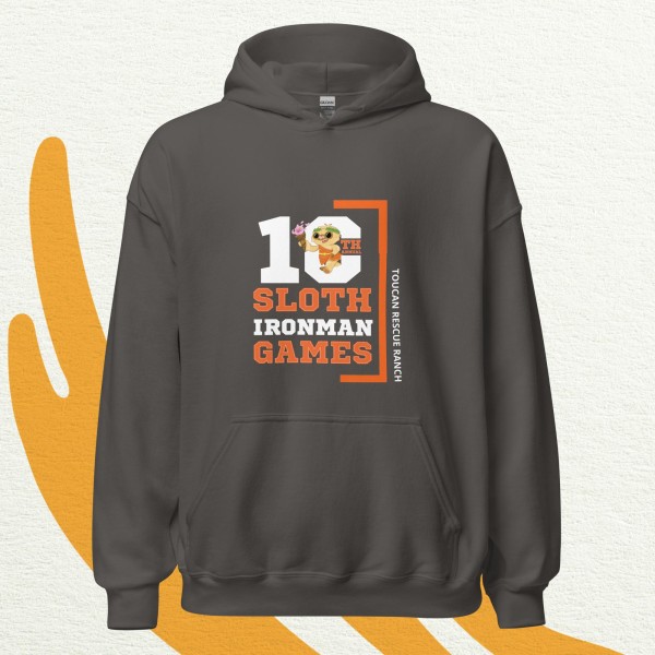 10th Annual Sloth Ironman Games 2025 | Unisex Hoodie - Image 4