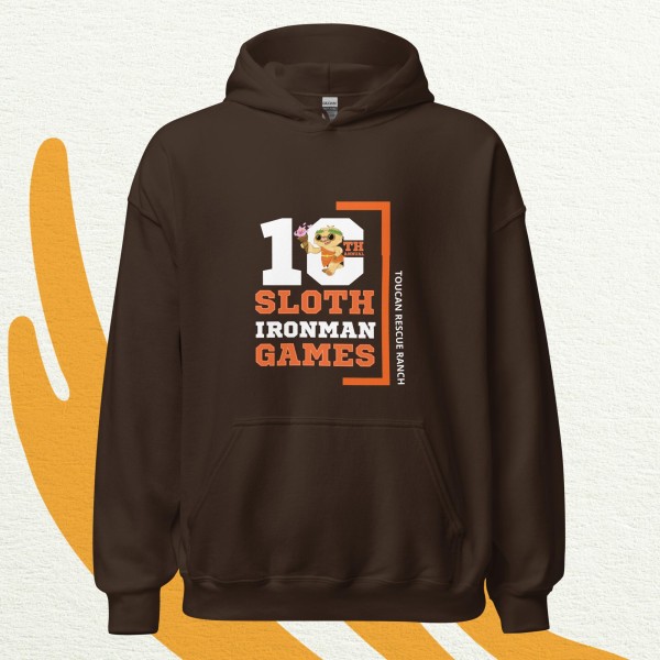 10th Annual Sloth Ironman Games 2025 | Unisex Hoodie - Image 5