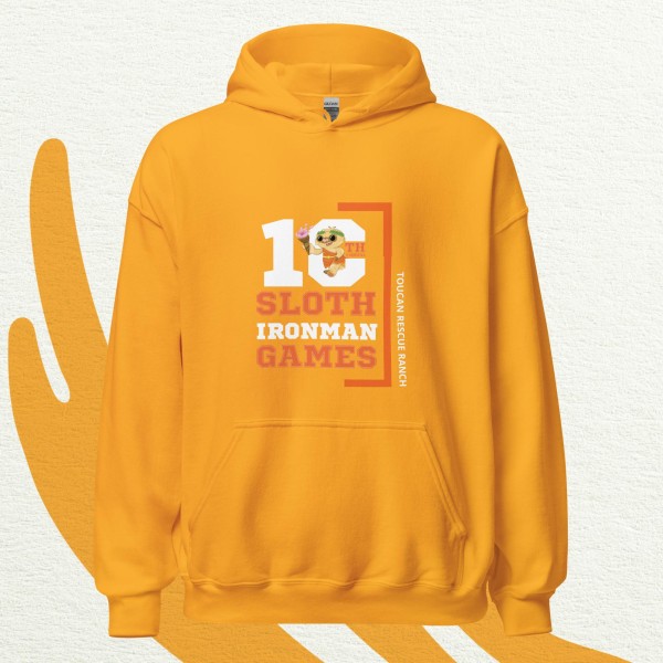 10th Annual Sloth Ironman Games 2025 | Unisex Hoodie - Image 6