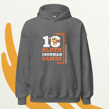 10th Annual Sloth Ironman Games 2025 | Unisex Hoodie