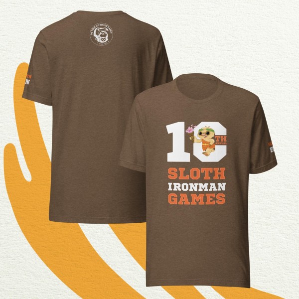 10th Annual Sloth Ironman Games 2025 | Unisex t-shirt - Image 10