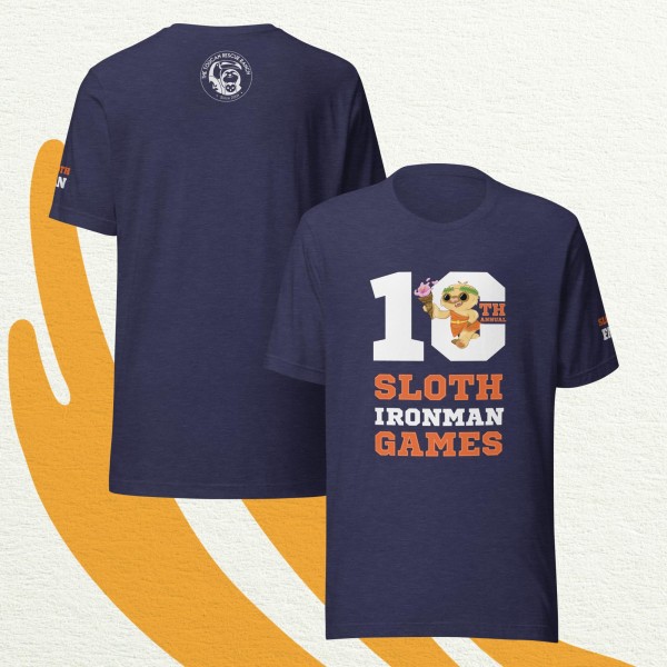 10th Annual Sloth Ironman Games 2025 | Unisex t-shirt - Image 5