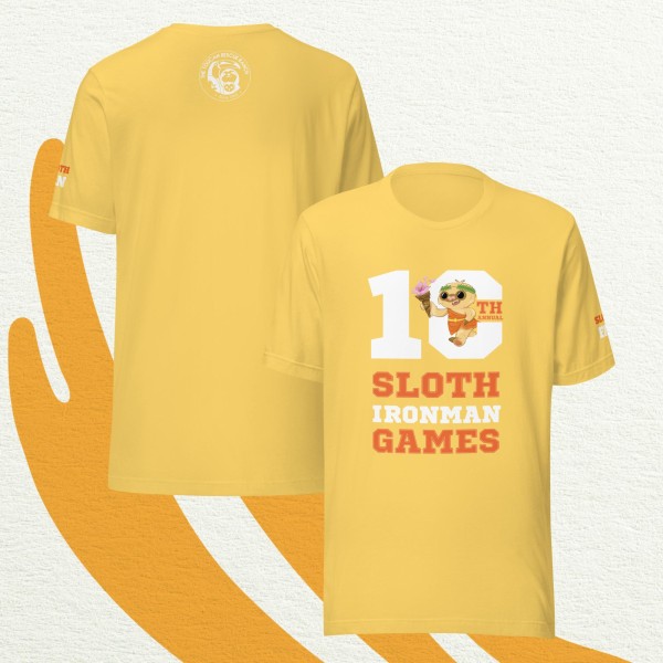10th Annual Sloth Ironman Games 2025 | Unisex t-shirt - Image 9