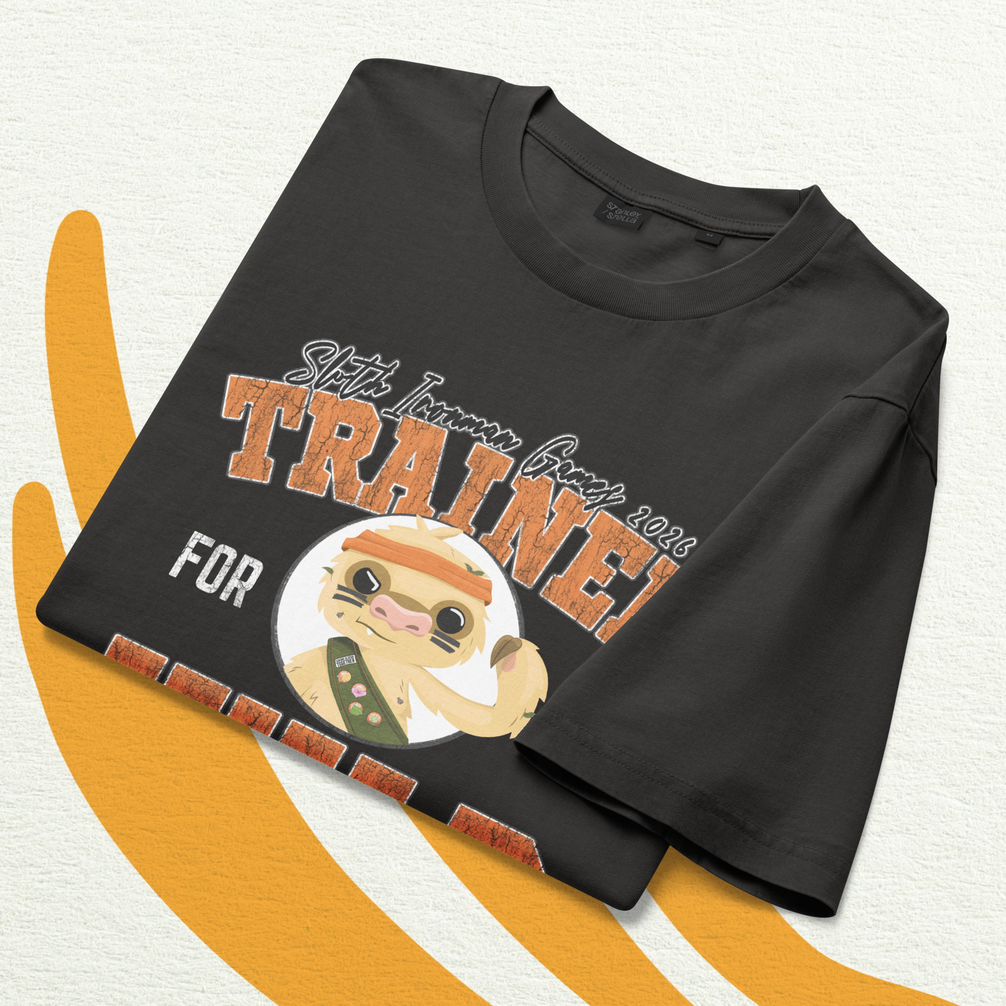 TRR 11th Annual Sloth Ironman Games - Unisex Garment Dyed Creator 2.0 Vintage T-Shirt | Stanley/Stella SATU041 - Image 8