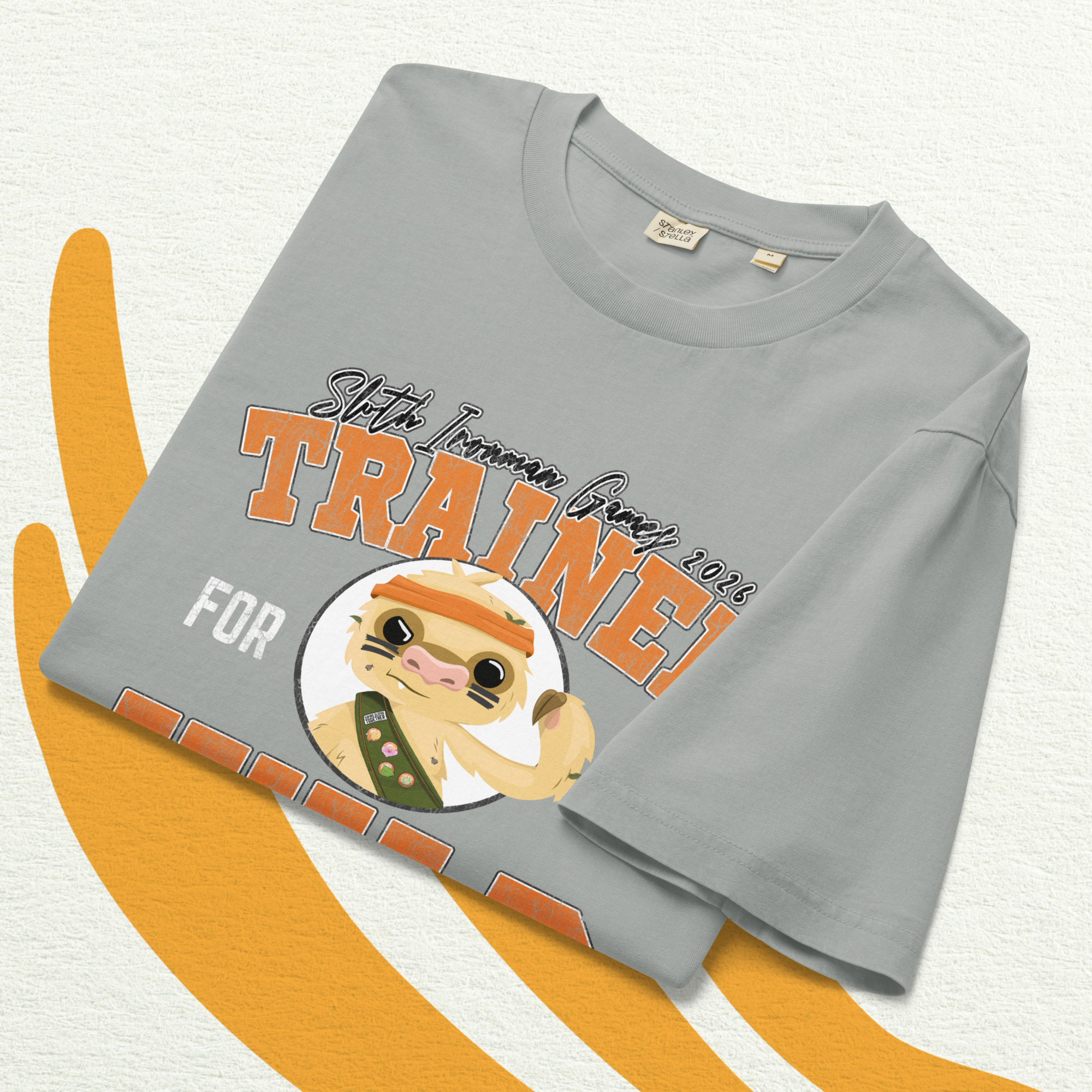 TRR 11th Annual Sloth Ironman Games - Unisex Garment Dyed Creator 2.0 Vintage T-Shirt | Stanley/Stella SATU041 - Image 5